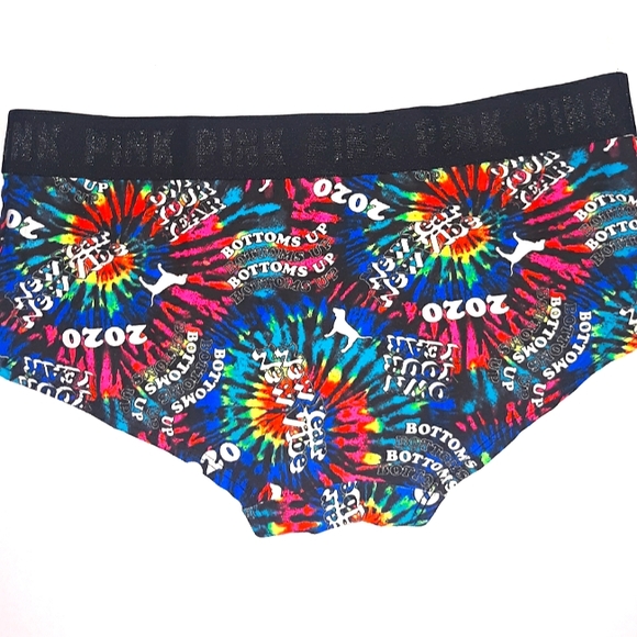 NWT VICTORIA'S SECRET PINK Tie Dye 2020 Boyshorts - Picture 7 of 9